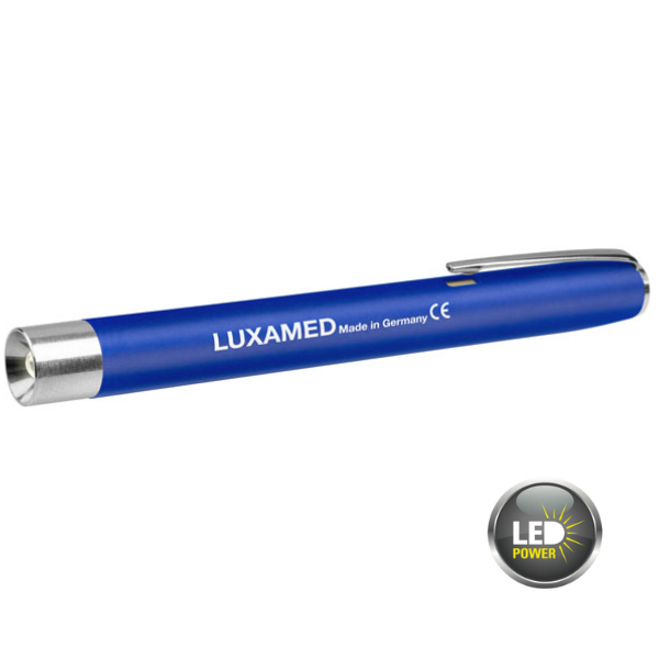 LAMPE STYLO LED LUXAMED BLEU